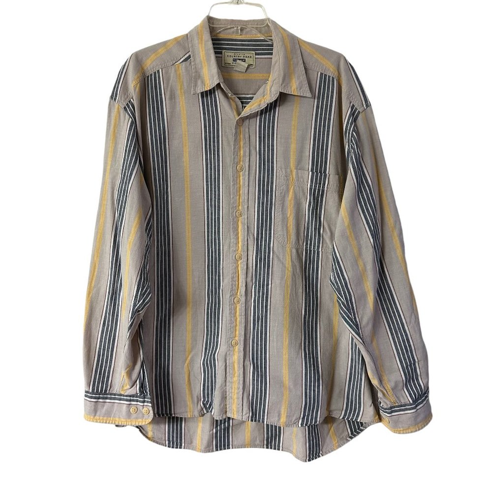 Vintage Country Road Workwear Shirt-Sz L